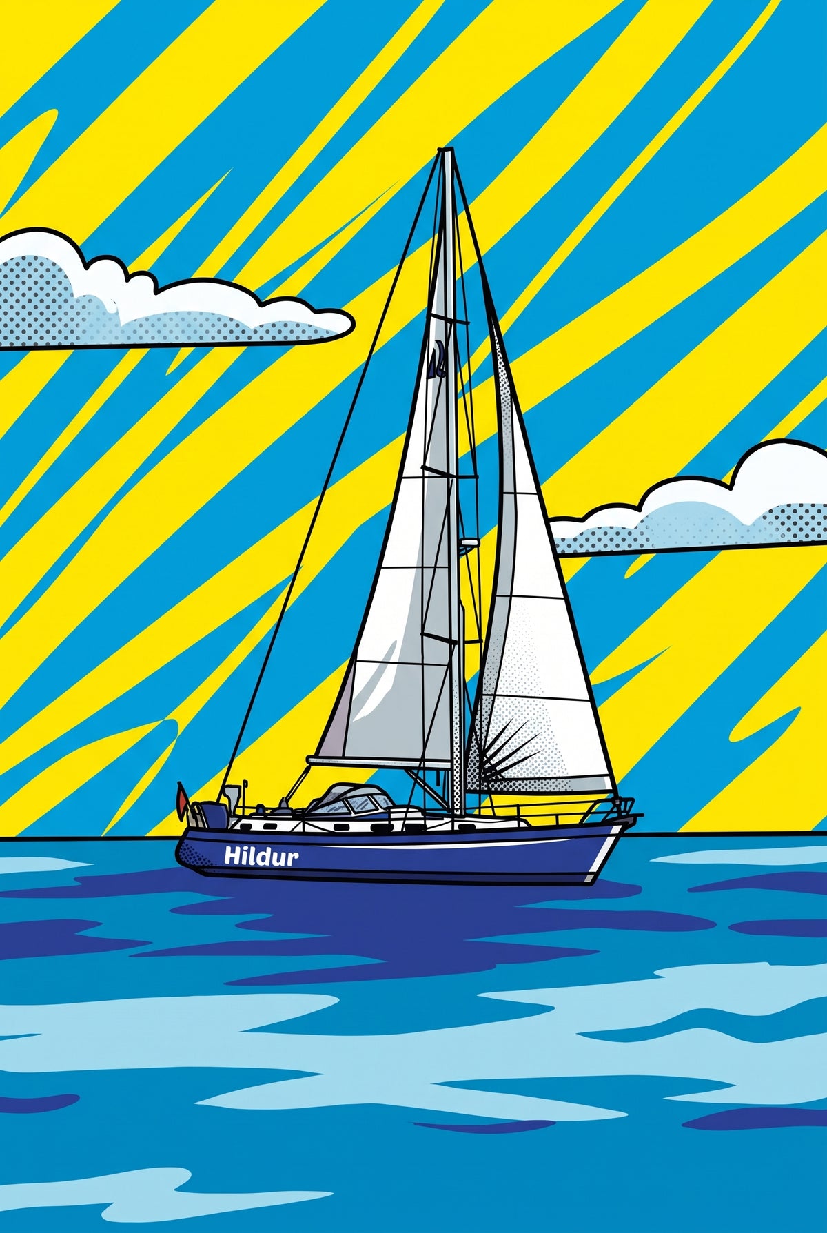 Pop-Art Style- Boats