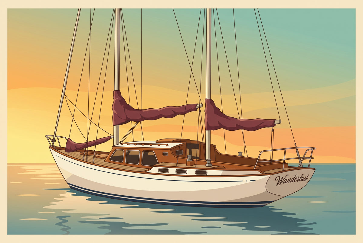 Vintage Style- Boats
