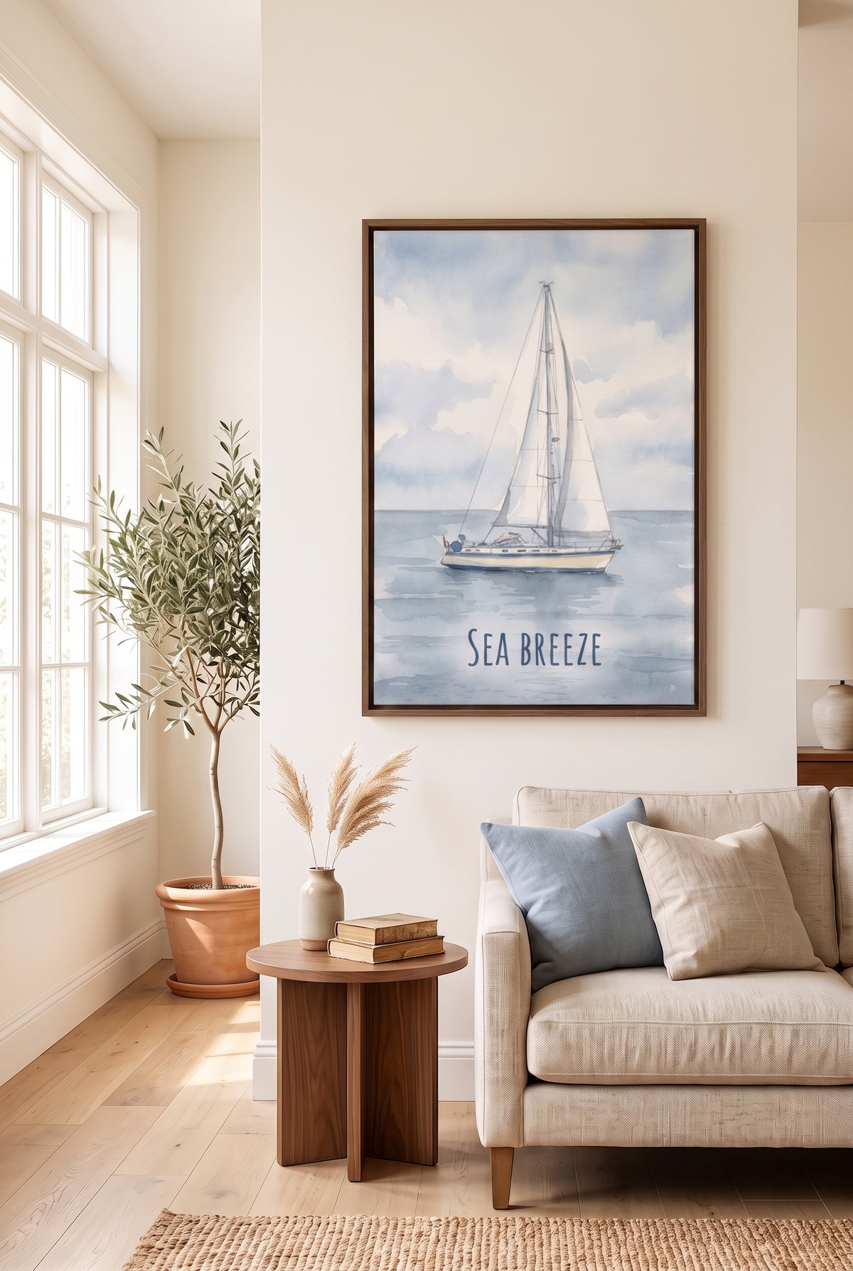 Watercolour Style- Boats