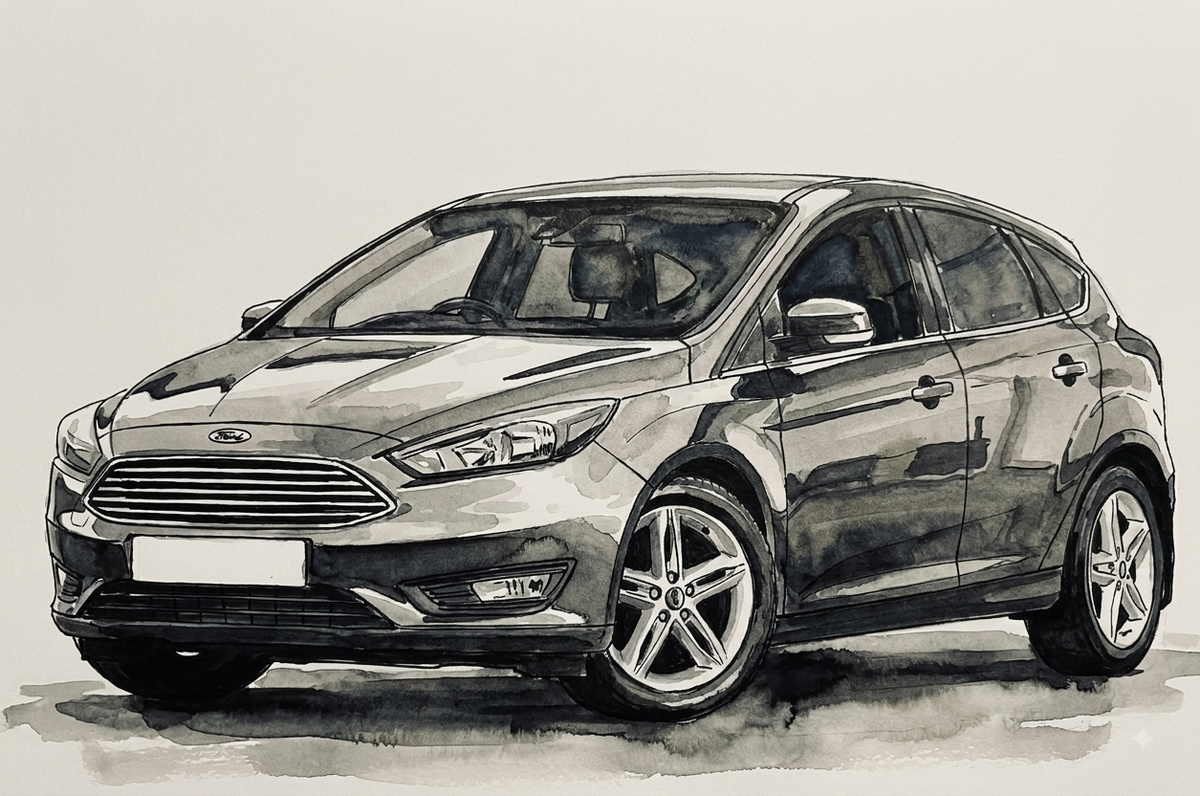 Ink & Wash Style- Cars