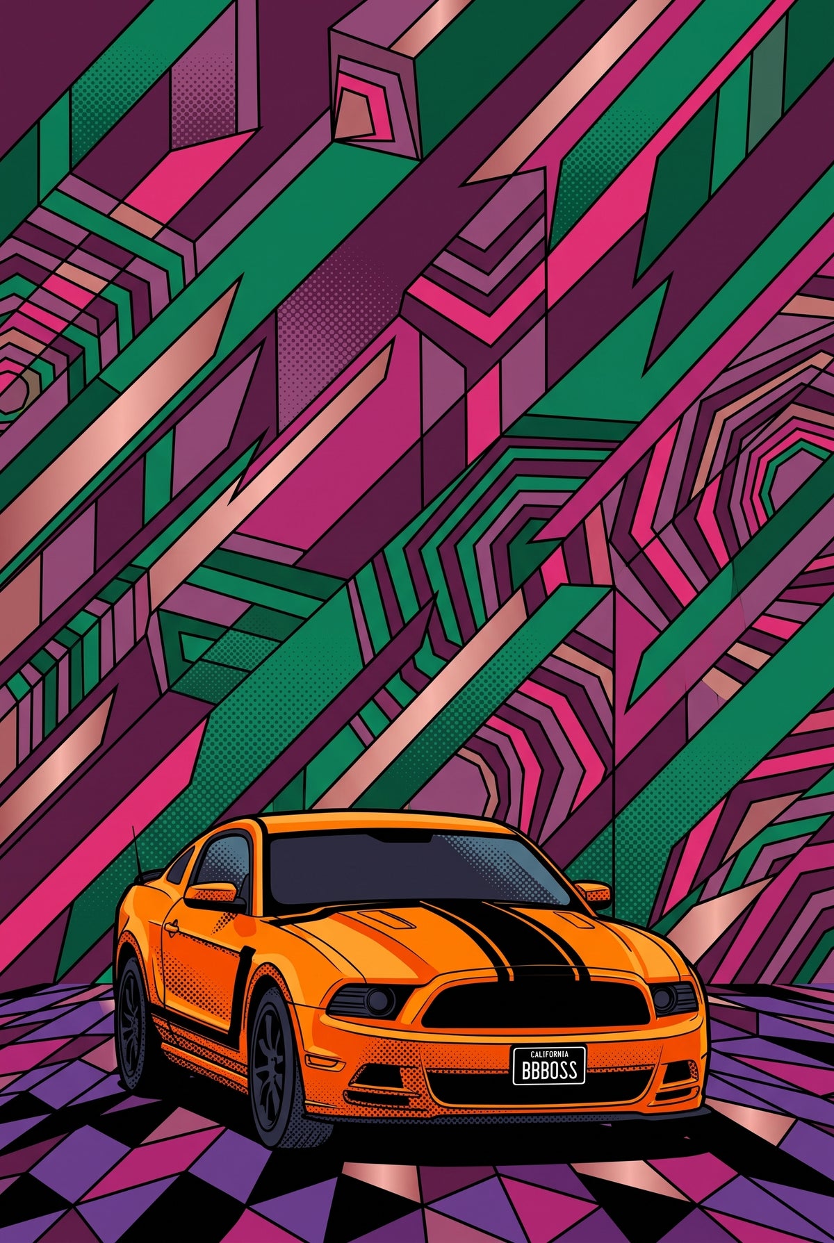 Pop-Art Style- Cars
