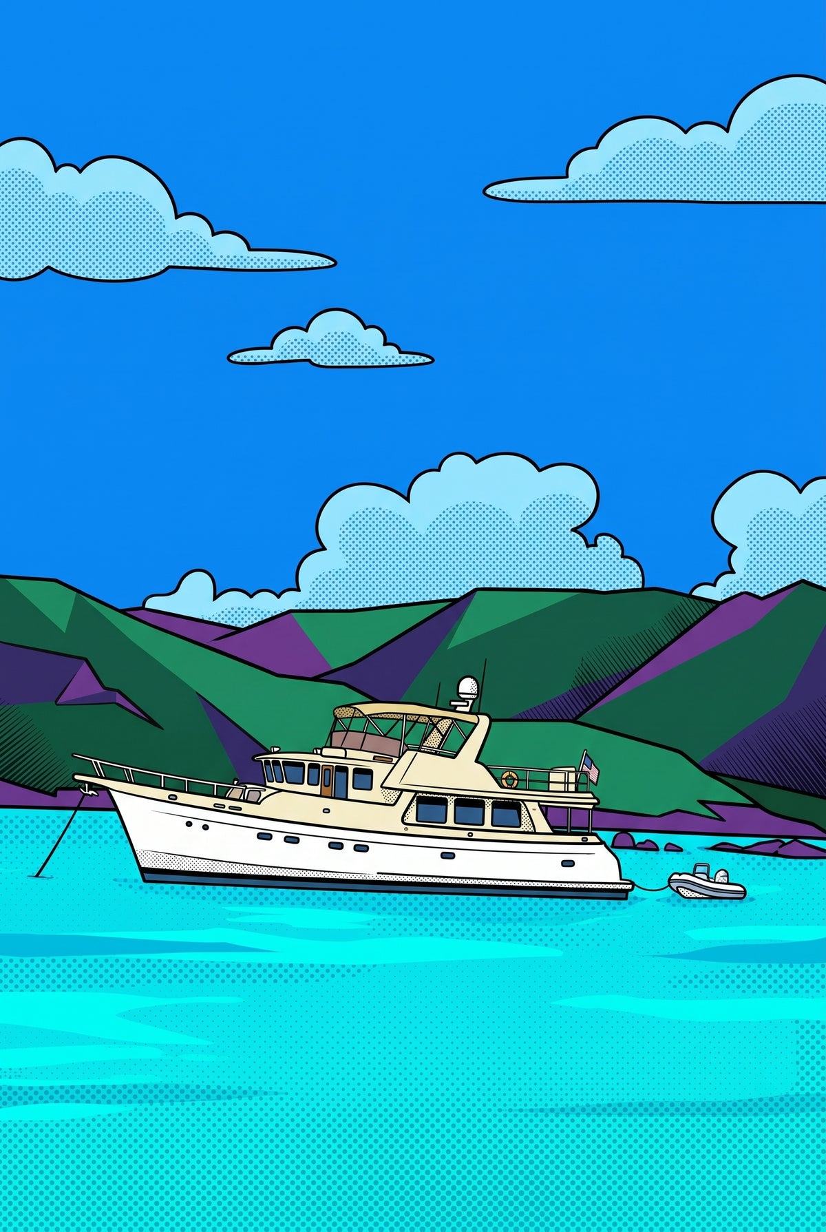 Pop-Art Style- Boats