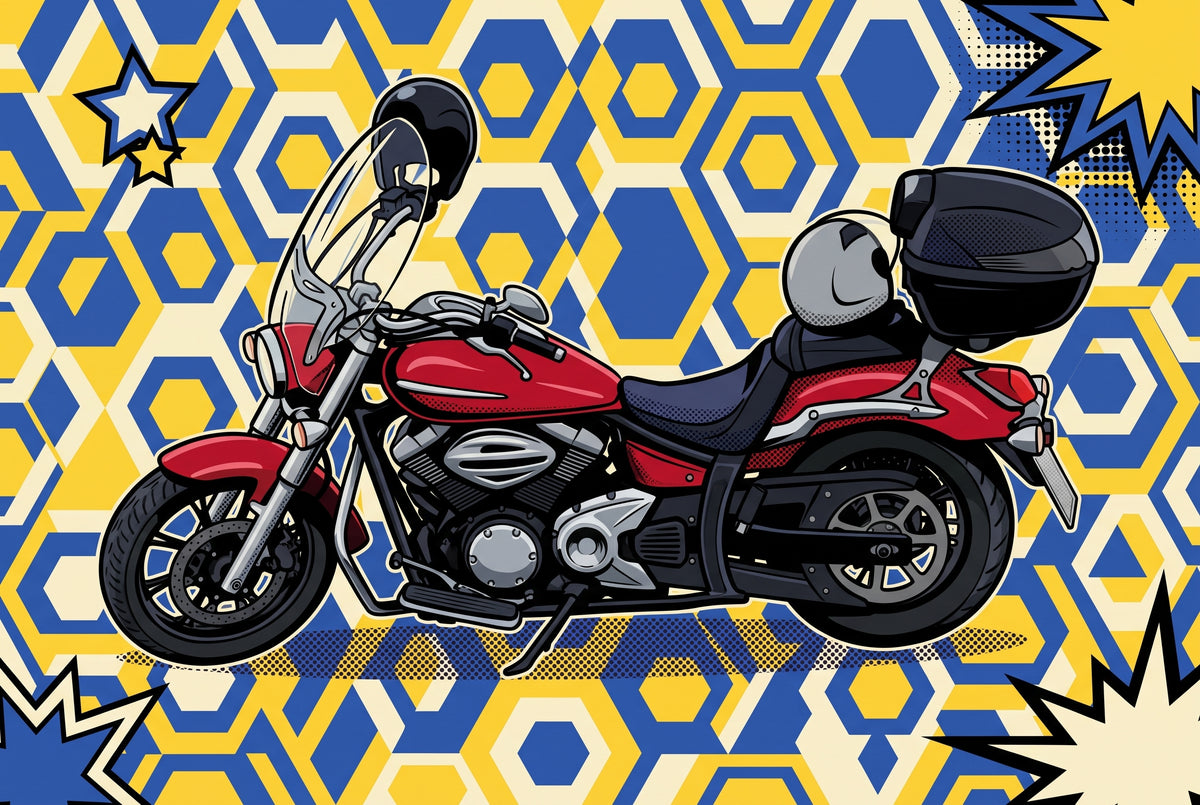Pop-Art Style- Motorcycles