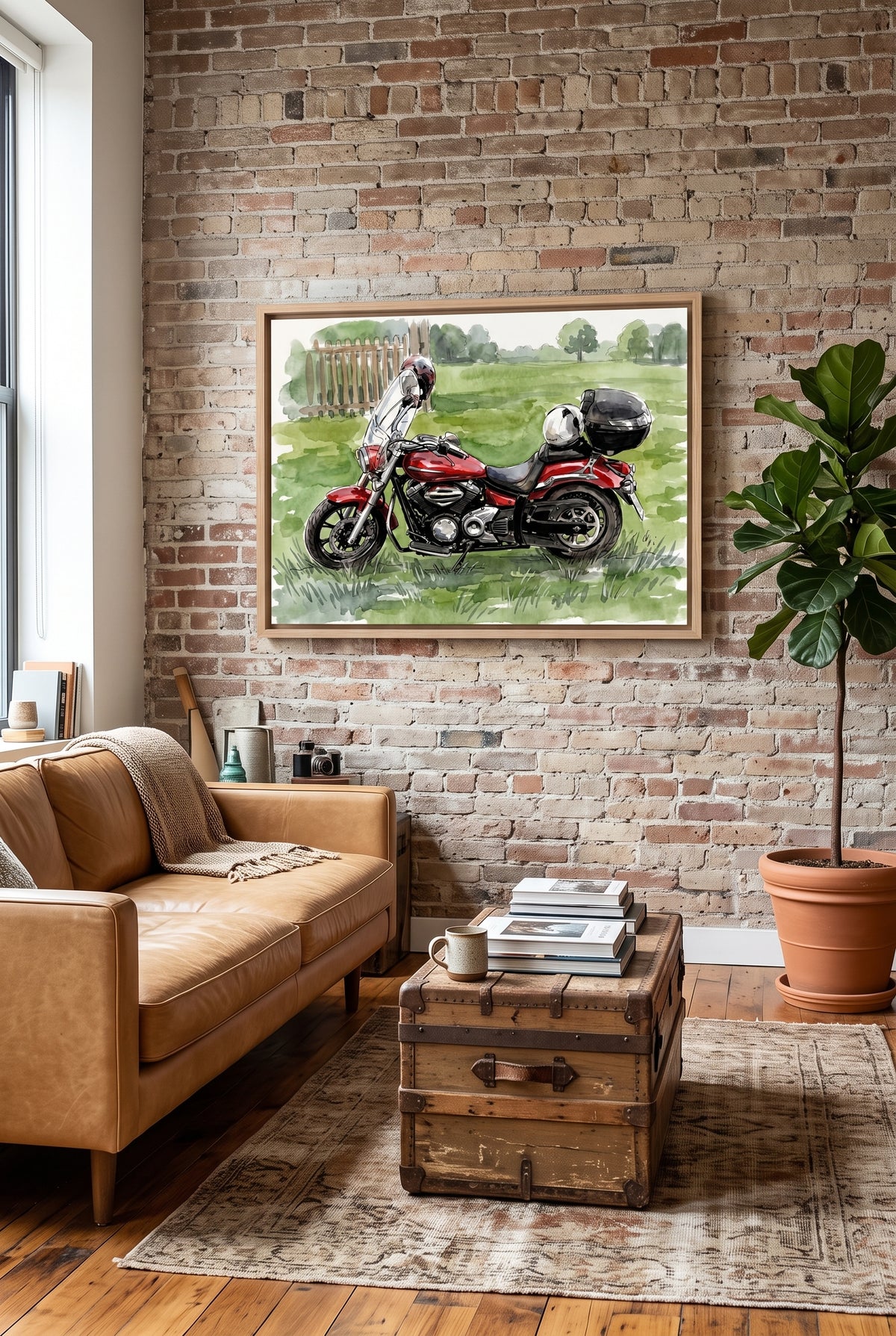 Ink & Wash Style- Motorcycles