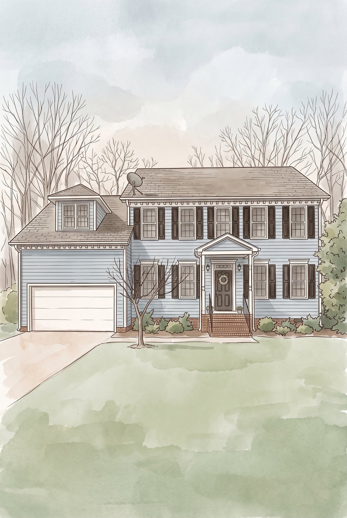 Concept Sketch Style- Houses