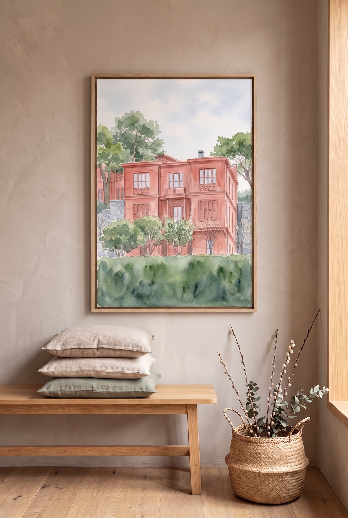 Watercolour Style- Houses