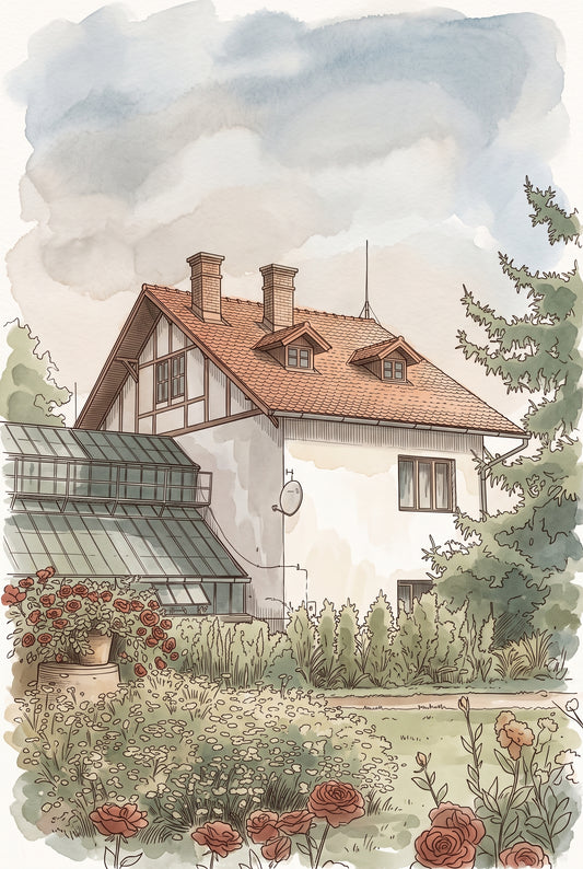 Concept Sketch Style- Houses